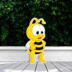 Wooden figure printed Ballerina 2