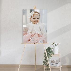 Canvas print baptism, Panda bear