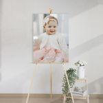 Canvas print baptism, Panda bear