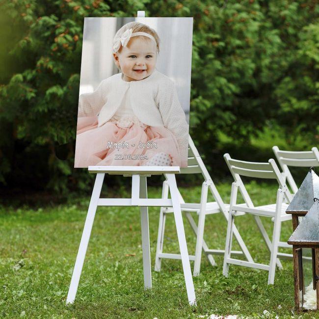 Canvas print baptism, Panda bear