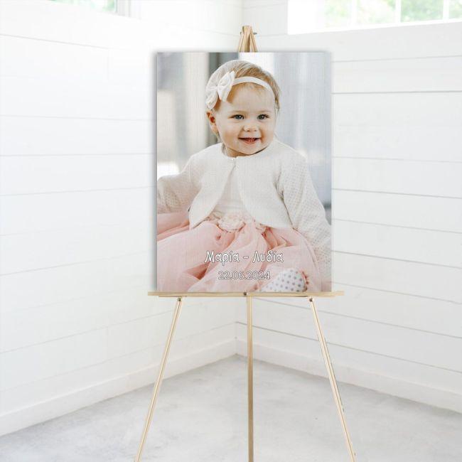 Canvas print baptism, Panda bear