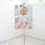 Canvas print baptism, Panda bear