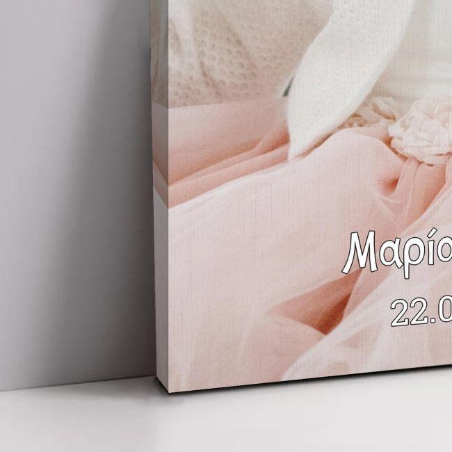 Canvas print baptism, Panda bear