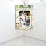Canvas print baptism, Safari pictures collage