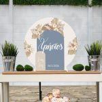 Ξύλινη πινακίδα, Baby boy boho 2