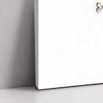 Canvas print Wedding welcome, minimal 2