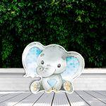 Wooden figure Elephant watercolor 3