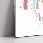 Canvas printwelcome to my baptism, Rainbow nordic