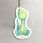 Labels thank you, Dino watercolor kiss cut