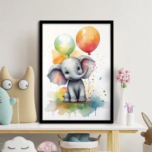 Elefantas zografia me maplonia, poster