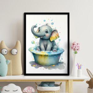 Elefantas zografia sti mpaniera, poster