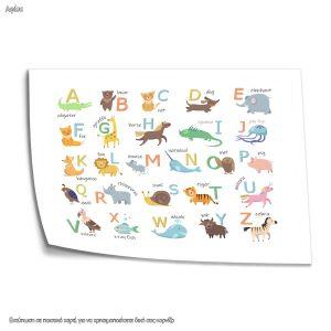 English alphabet, poster 2