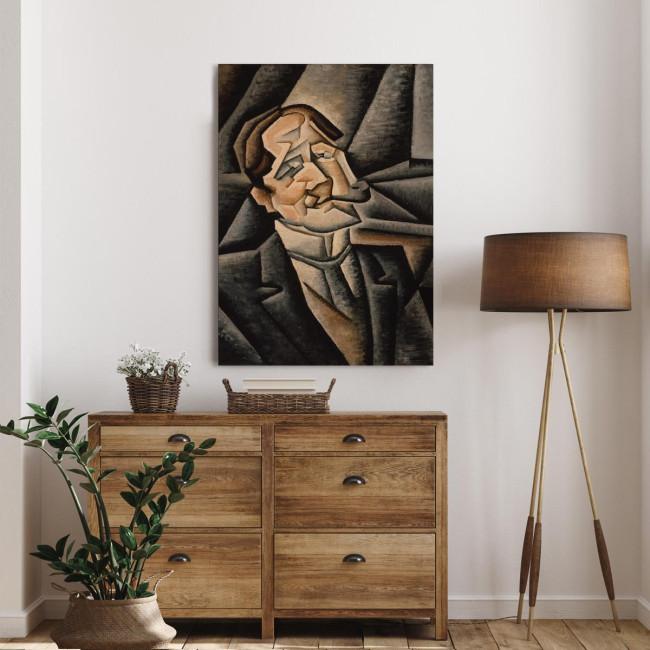 Canvas print Juan Legua, Gris J.