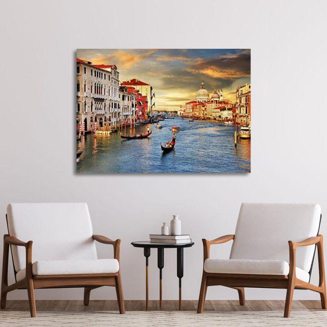 Canvas print, Venetian sunset