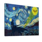 Canvas print A bat's starry nightreart, (original Vincent van Gogh)