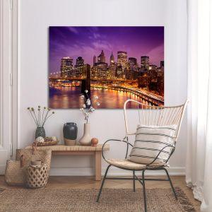 Canvas print New York bridge, Pont de Brooklyn 2