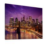 Canvas print New York bridge, Pont de Brooklyn