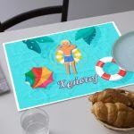 Placemat, Pool party
