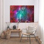 Canvas print Broken glass