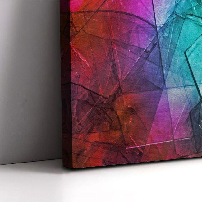 Canvas print Broken glass