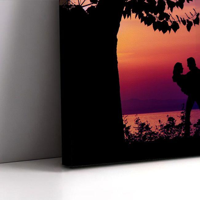 Canvas print Sunset lovers