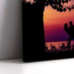 Canvas print Sunset lovers
