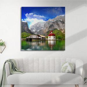 Πίνακας σε καμβά Άλπεις, Alpine scenery