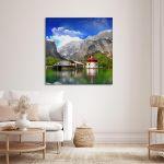 Canvas printAlpine scenery