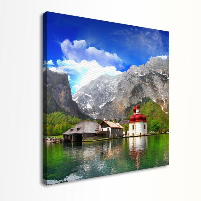 Πίνακας σε καμβά Άλπεις, Alpine scenery