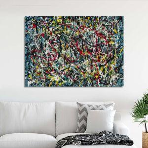Πίνακας σε καμβά In Pollock style I