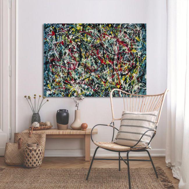 Canvas print In Pollock style I