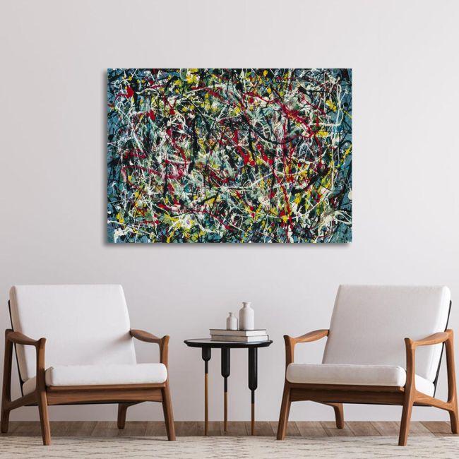 Canvas print In Pollock style I