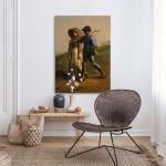 Canvas print The way to work, MilletJean-François