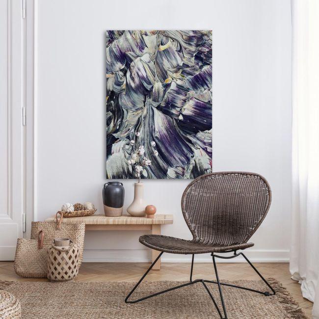 Πίνακας σε καμβά Impasto abstract II κάθετο