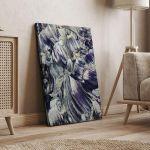 Canvas print Impasto abstract II vertical