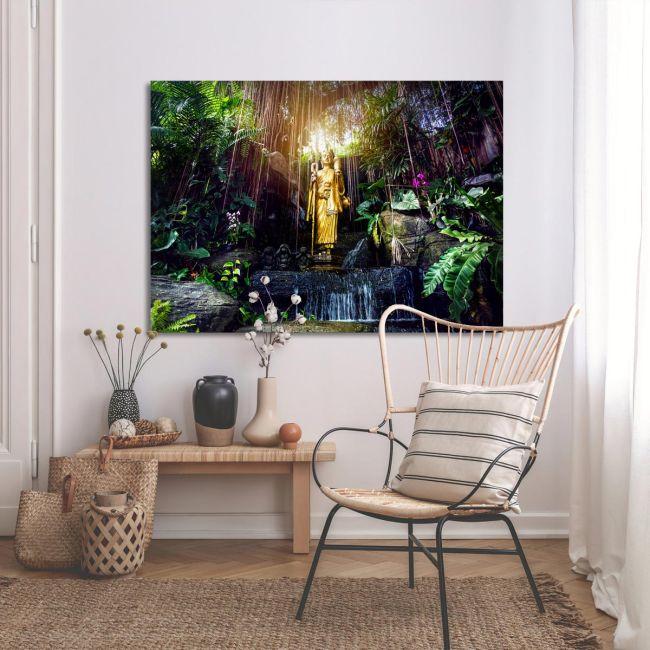 Canvas print Golden Buddha