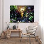 Canvas print Golden Buddha