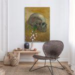 Canvas print Skull, Vincent van Gogh