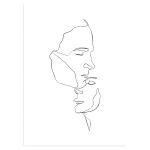 Passion line art XVIII αφίσα κάδρο  Αφίσα