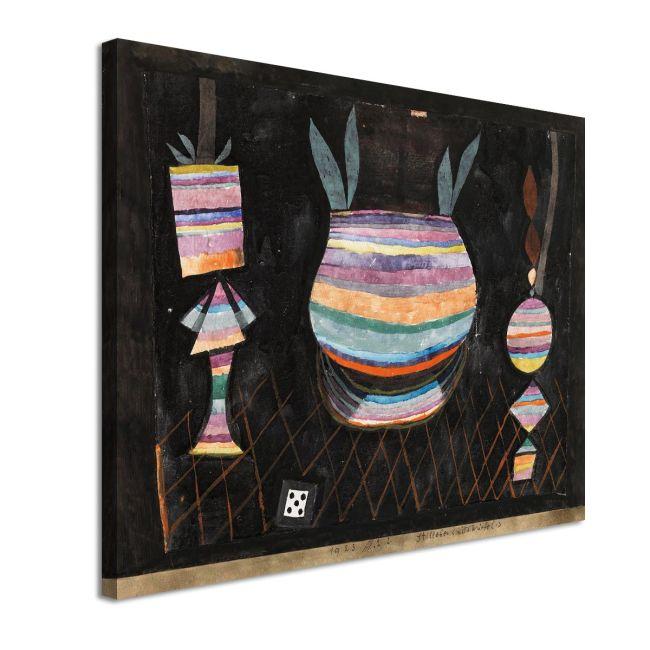 Canvas print Still life with dice, Klee P.