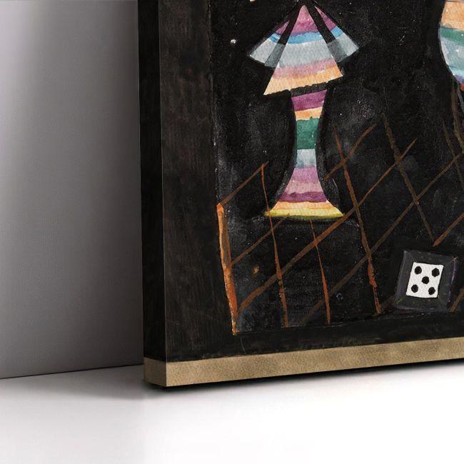 Canvas print Still life with dice, Klee P.