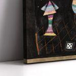 Canvas print Still life with dice, Klee P.