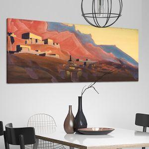 Canvas print Ladakh at sunset Roerich N. Framed canvas View 1 2