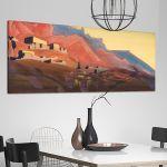Canvas print Ladakh at sunset, Roerich N.