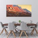 Canvas print Ladakh at sunset, Roerich N.