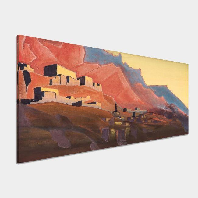 Πίνακας ζωγραφικής Ladakh at sunset, Roerich N.