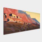 Πίνακας ζωγραφικής Ladakh at sunset, Roerich N.