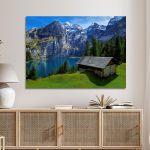 Canvas print, Cabin by the lake