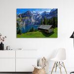 Canvas print, Cabin by the lake
