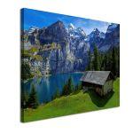 Canvas print, Cabin by the lake